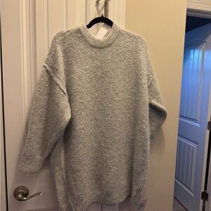 Topshop Light Gray Knit Sweater